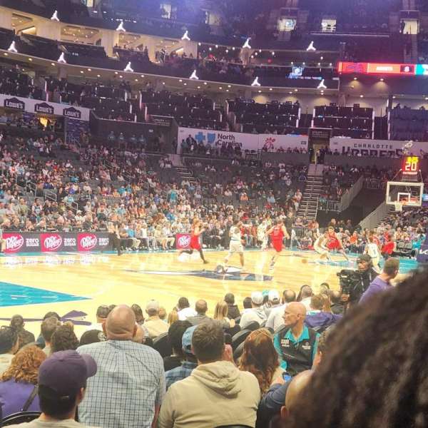 Spectrum Center, section: 117, row: H, seat: 11