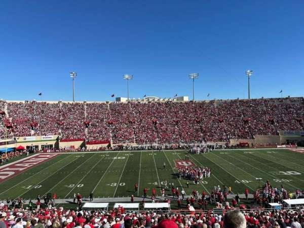 Memorial Stadium, Indiana, section: 7, row: 46, seat: 112