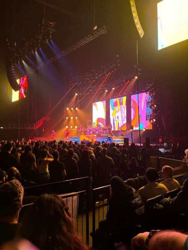 The O2, London, section: 112, row: C, seat: 376