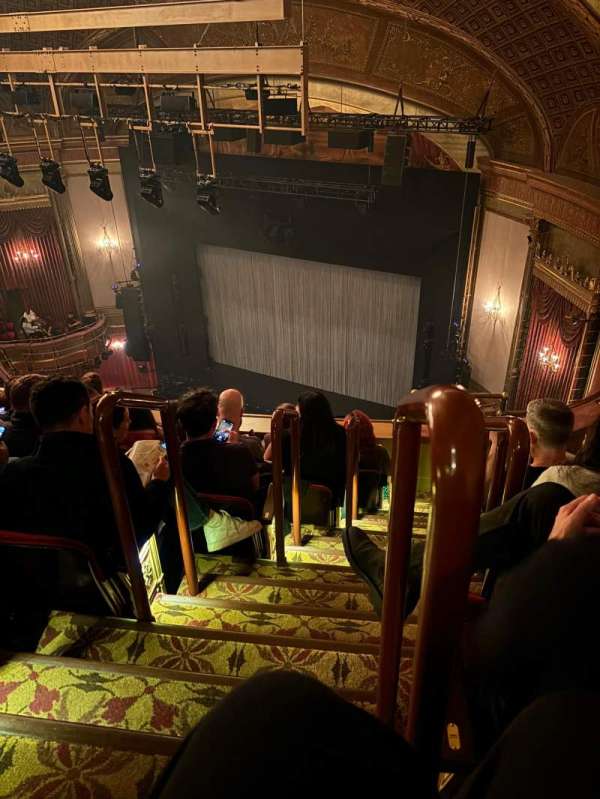 St. James Theatre, section: Balcony R, row: F, seat: 30