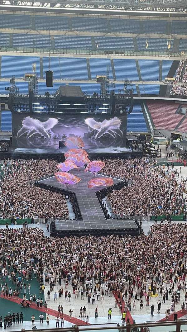 San Siro, section: 354, row: 1, seat: 5