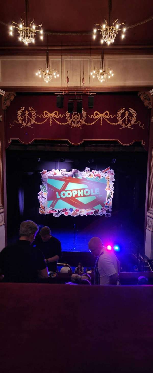 New Theatre, Cardiff, section: Circle, row: G, seat: 17