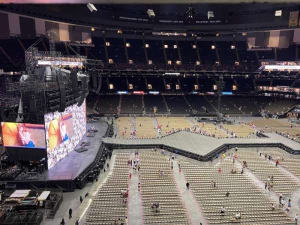 Caesars Superdome, section: 521, row: 1, seat: 5