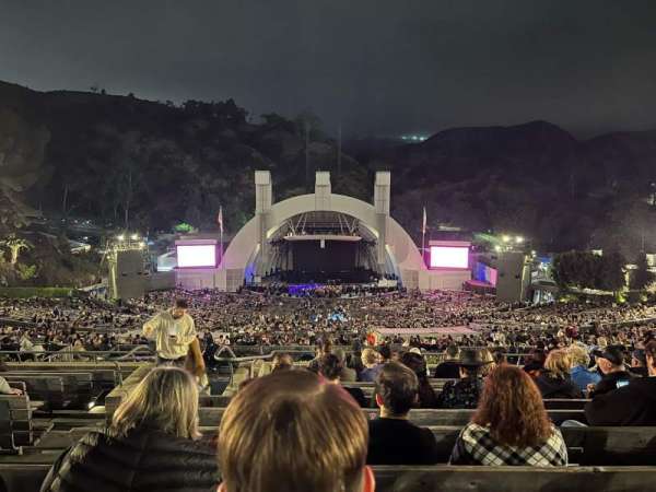 Hollywood Bowl, section: M1, row: 12, seat: 37