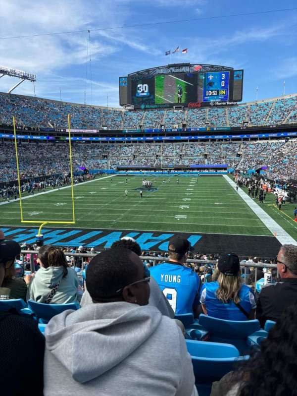 Bank of America Stadium, section: 228, row: 3, seat: 11