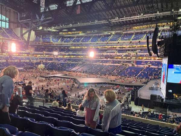 Lucas Oil Stadium, section: 208, row: 12, seat: 18
