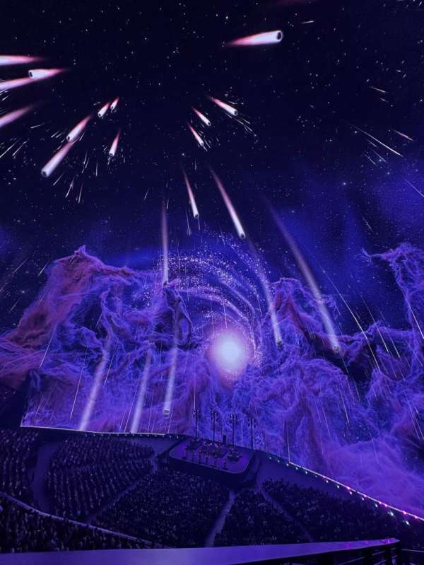 The Sphere, Vegas, section: 308, row: 5, seat: 12