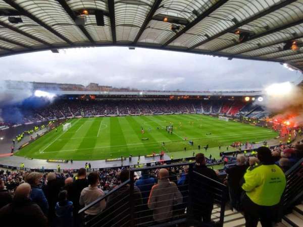 Hampden Park, section: M4, row: J, seat: 64