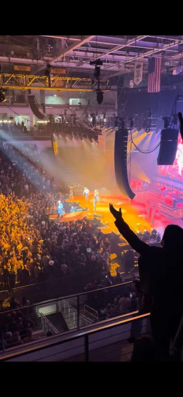 Baxter Arena, section: 215, row: E, seat: 18