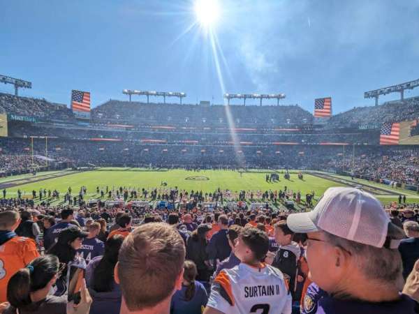 M&T Bank Stadium, section: 153, row: 35, seat: 18
