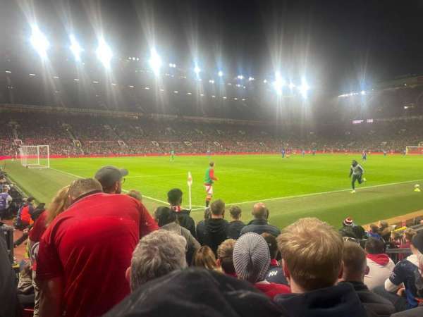 Old Trafford, section: WL0, row: KK, seat: 23