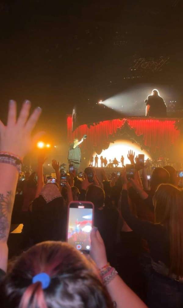 Spectrum Center, section: Floor 2, row: Y, seat: 22