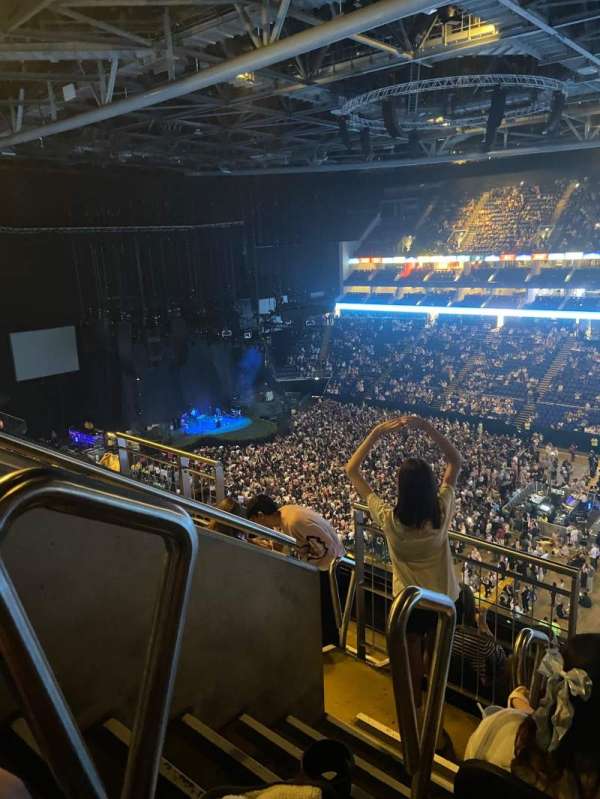 The O2, London, section: 405, row: f, seat: 566