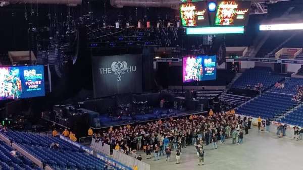 DCU Center, section: 206, row: L, seat: 7