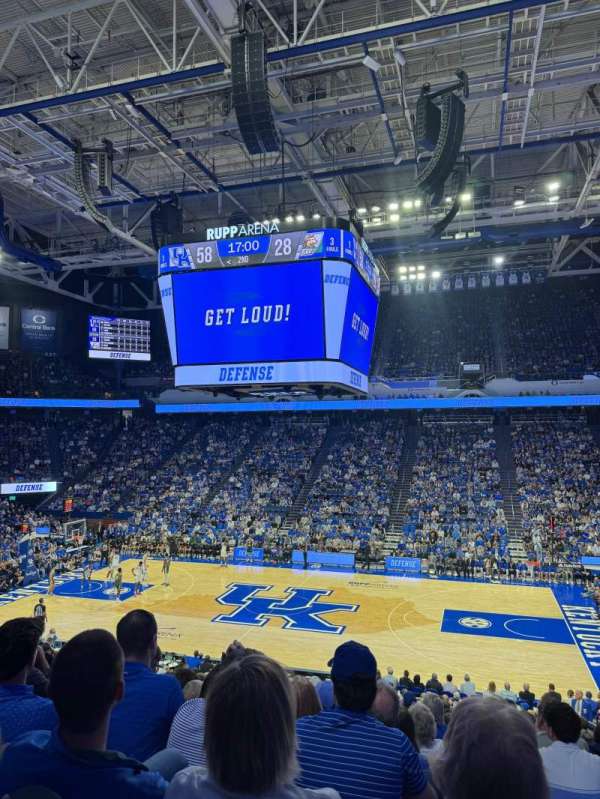 Rupp Arena, section: 13, row: T, seat: 3