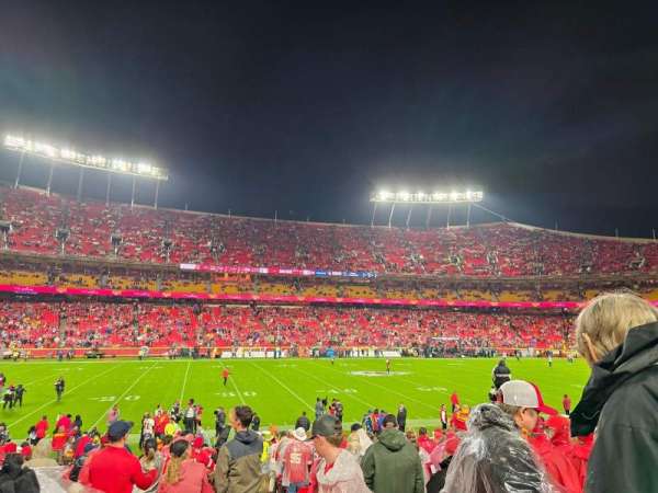 Arrowhead Stadium, section: 121, row: 19, seat: 1