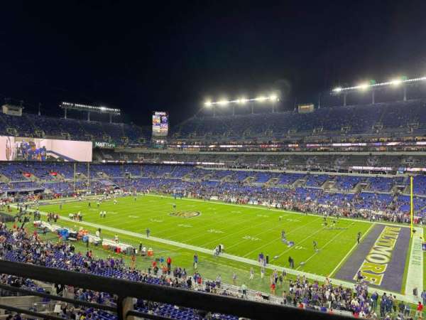 M&T Bank Stadium, section: 249, row: 1, seat: 4