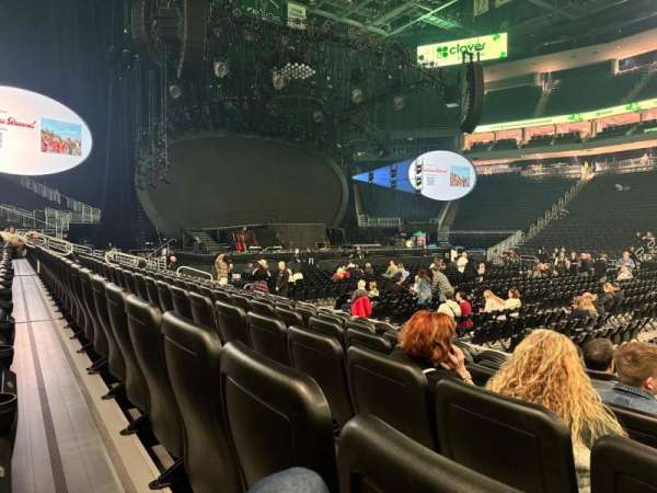 Fiserv Forum, section: 105, row: 5, seat: 1