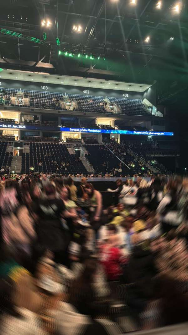 Uber Arena, section: 207, row: 1, seat: 2