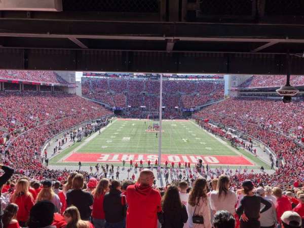 Ohio Stadium, section: 2B-BX, row: 1, seat: 3