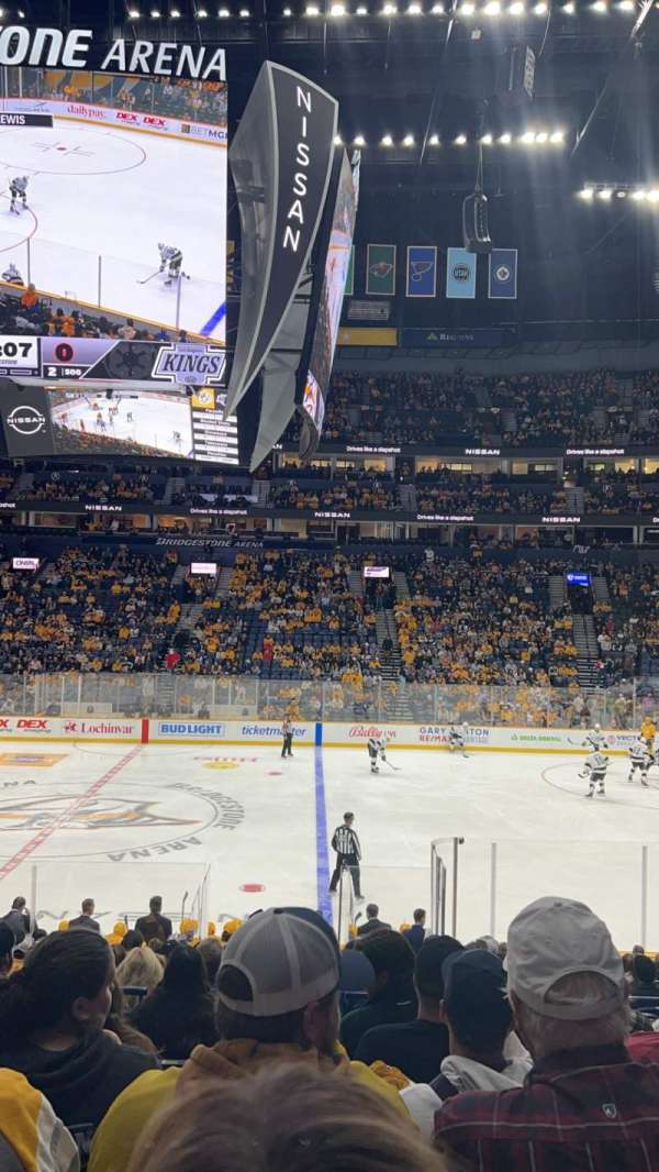 Bridgestone Arena, section: 116, row: G, seat: 5
