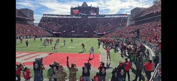 Ohio Stadium, section: 9AA, row: 2, seat: 12