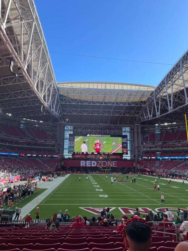 State Farm Stadium, section: 121, row: 22, seat: 5