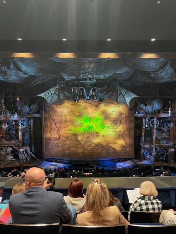 Gershwin Theatre, section: Front Mezzanine C, row: D, seat: 110