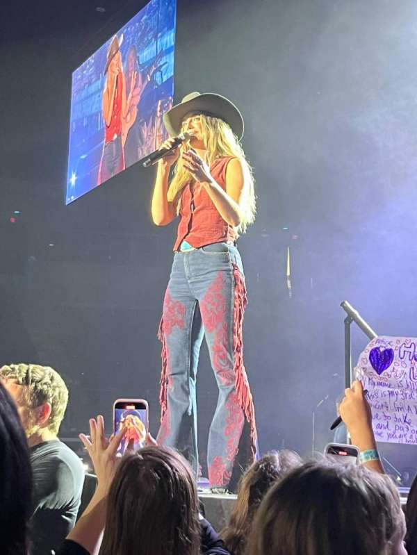 Simmons Bank Arena, section: Floor, row: 1, seat: 7