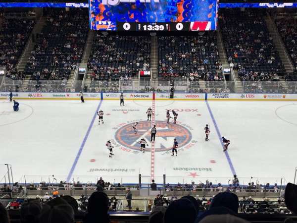 UBS Arena, section: 206, row: 4, seat: 10