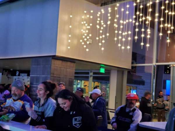 Crypto.com Arena, section: Upper Concourse Terrace, row: 1, seat: 30