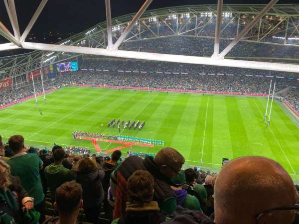 Aviva Stadium, section: 524, row: CC, seat: 4