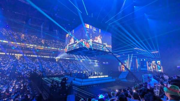 The O2, London, section: 110, row: L, seat: 306