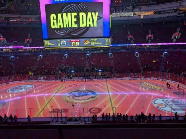 Rogers Arena, section: 308, row: 2, seat: 10