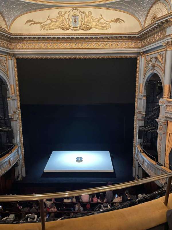 Harold Pinter Theatre, section: Royal Circle, row: B, seat: 9