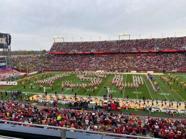 Jack Trice Stadium, section: E, row: 2, seat: 2
