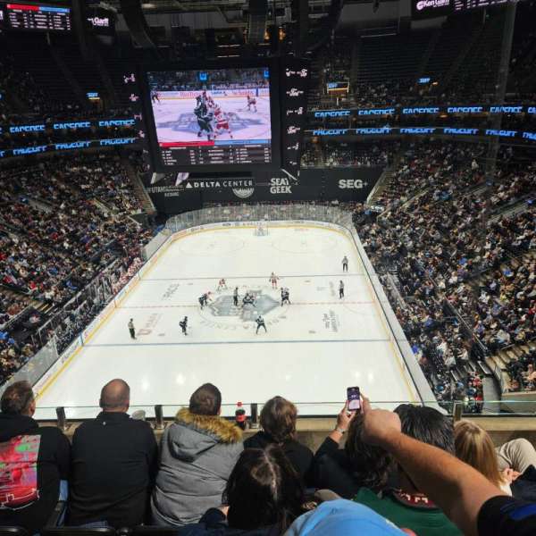 Delta Center, section: 101, row: 4, seat: 9