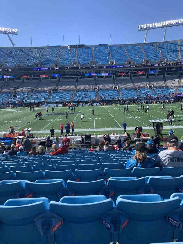 Bank of America Stadium, section: 111, row: 15, seat: 13