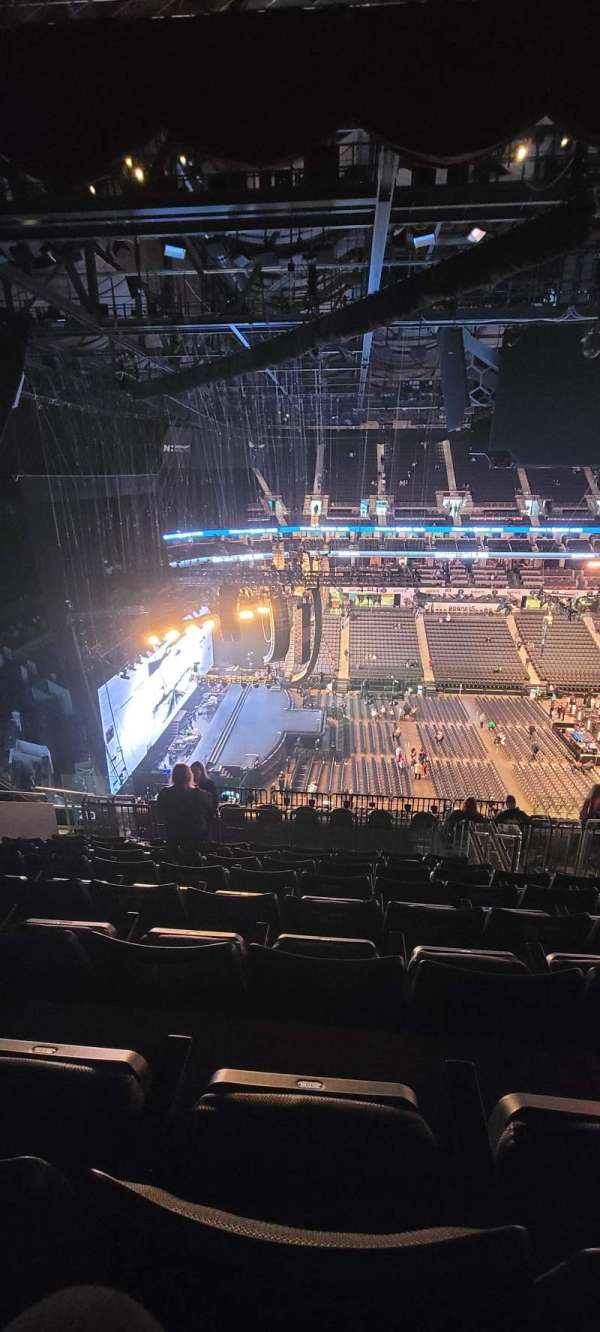 Spectrum Center, section: 210, row: M, seat: 10