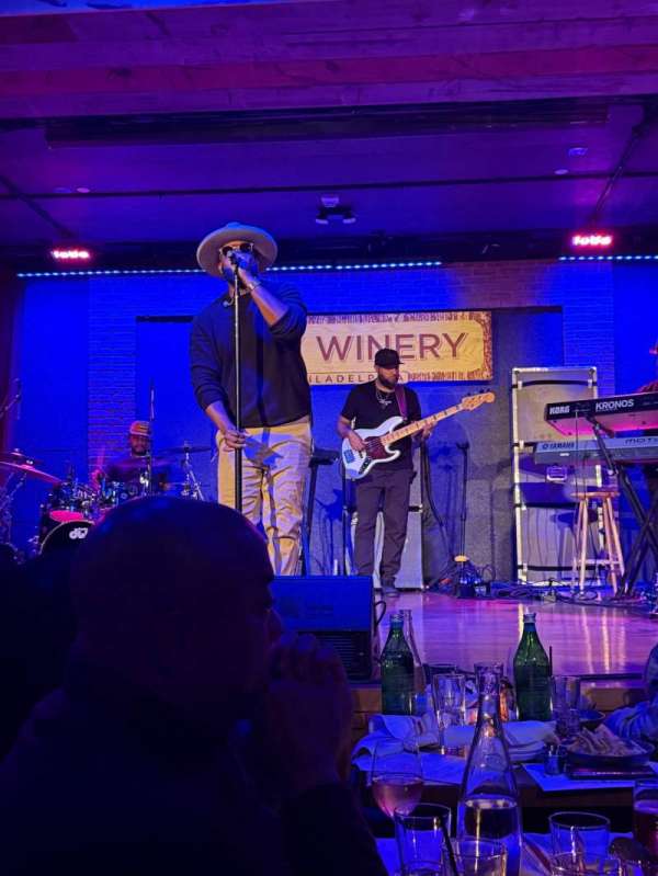 City Winery, Philadelphia, section: 543, seat: C