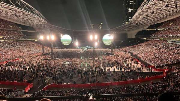 Accor Stadium, section: 320, row: 3, seat: 55