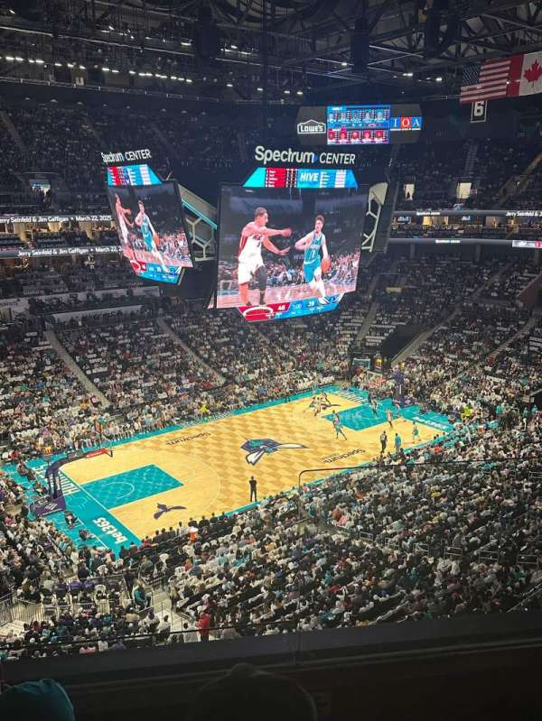 Spectrum Center, section: 212, row: C, seat: 2