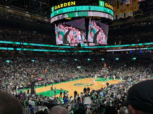 TD Garden, section: 4, row: 20, seat: 4