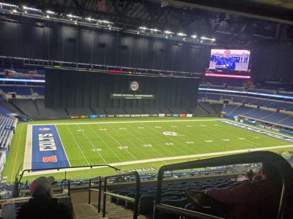Lucas Oil Stadium, section: 445, row: 10, seat: 2