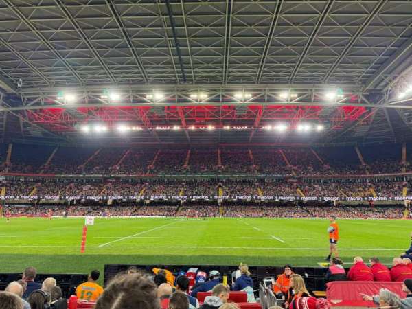 Principality Stadium, section: L11, row: 8, seat: 28