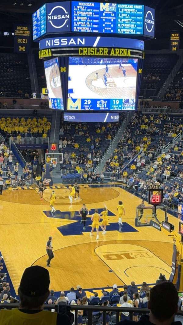 Crisler Center, section: 216, row: 23, seat: 4