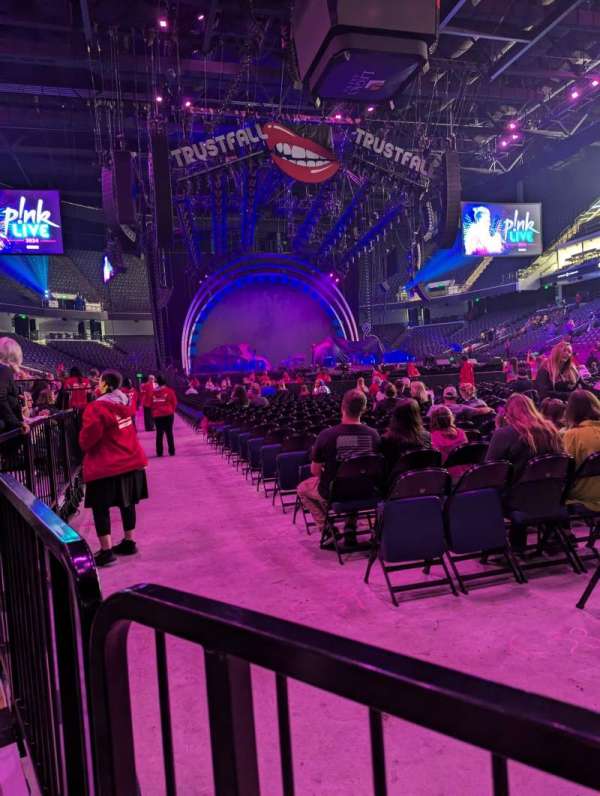 Legacy Arena, section: 109, row: AA, seat: 4