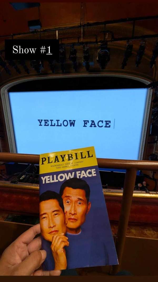 Todd Haimes Theatre, section: Mezzanine, row: A, seat: 116