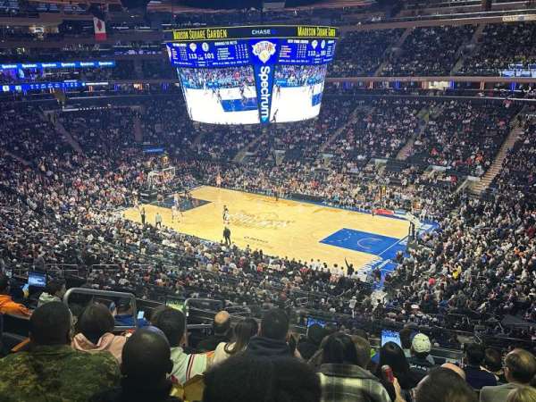 Madison Square Garden, section: 214, row: 7, seat: 3