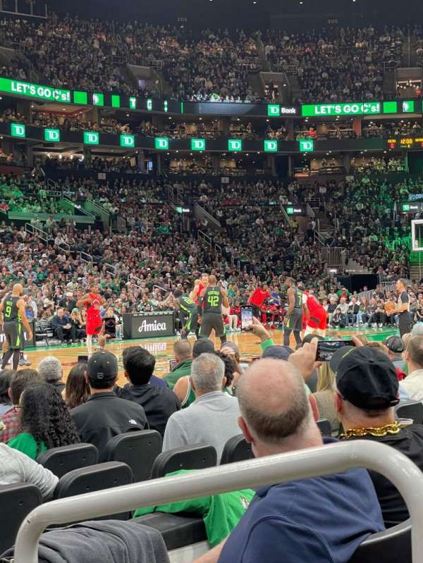 TD Garden, section: 14, row: 3, seat: 1